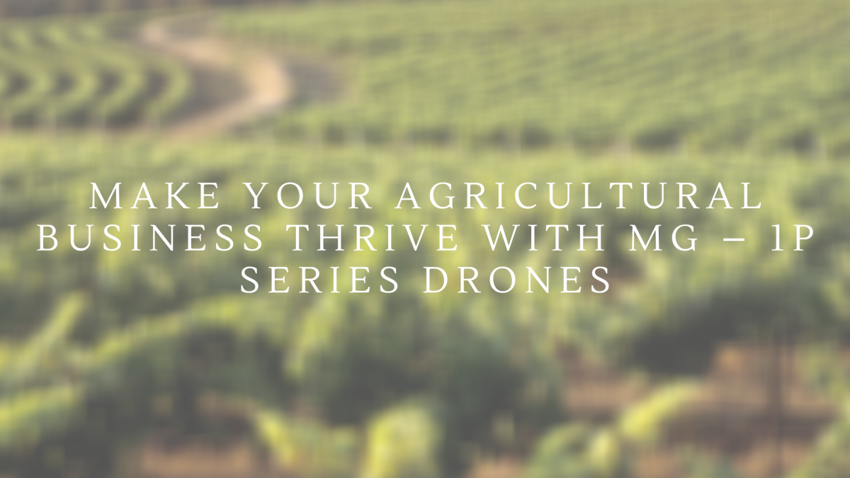 agras mg 1p spraying drone